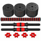 Adjustable And Removable Rubber-coated Cement For Household Fitness Dumbbells