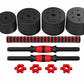 Adjustable And Removable Rubber-coated Cement For Household Fitness Dumbbells