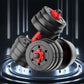Adjustable And Removable Rubber-coated Cement For Household Fitness Dumbbells
